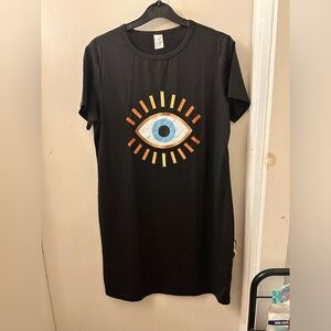 Evil Eye Mini Dress